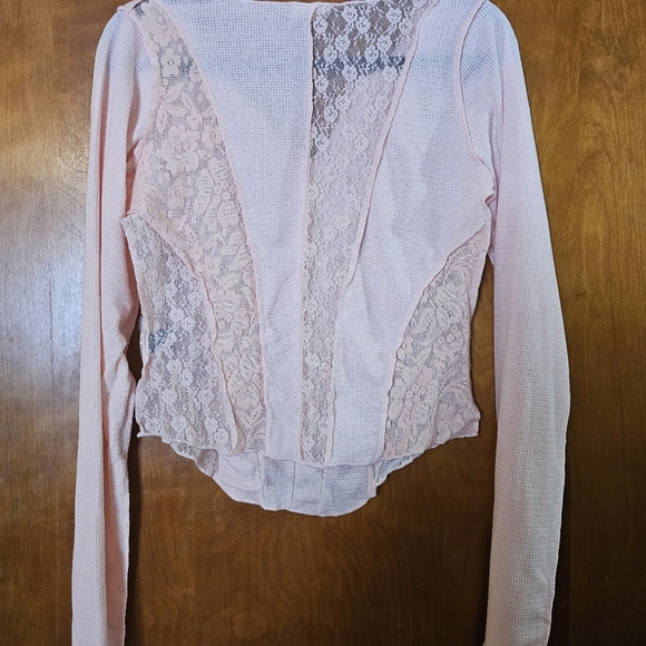 POL Women's Pink Long Sleeve Top NWOT - Picture 6 of 7